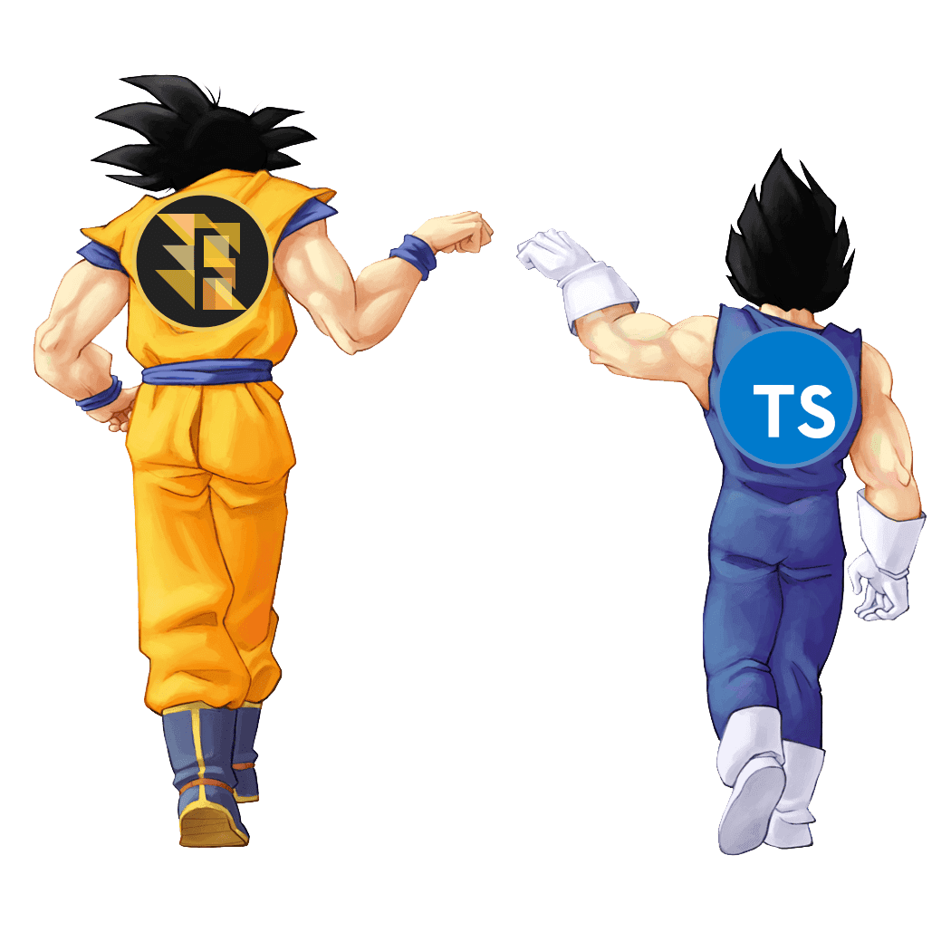 Goku and Vegeta fist bump